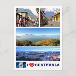 Cartão Postal Guatemala - Eu Amo -