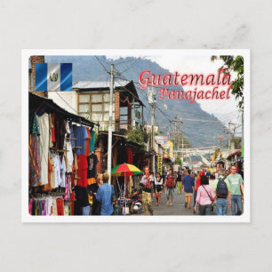Cartão Postal Guatemala - Mercado Panajachel -