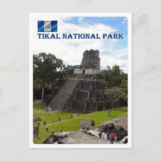 Cartão Postal Guatemala - Tikal - Parque Nacional - (Frente)