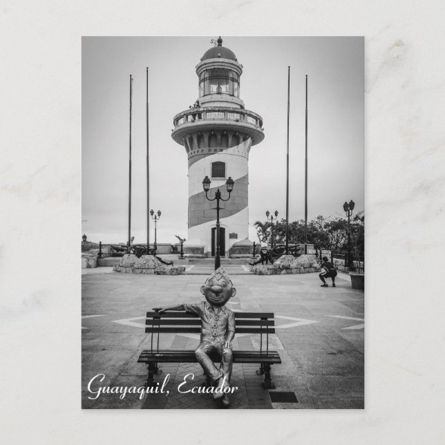 Cartão Postal Guayaquil, Equador Cerro, Papais noeis Ana Postcar (Frente)