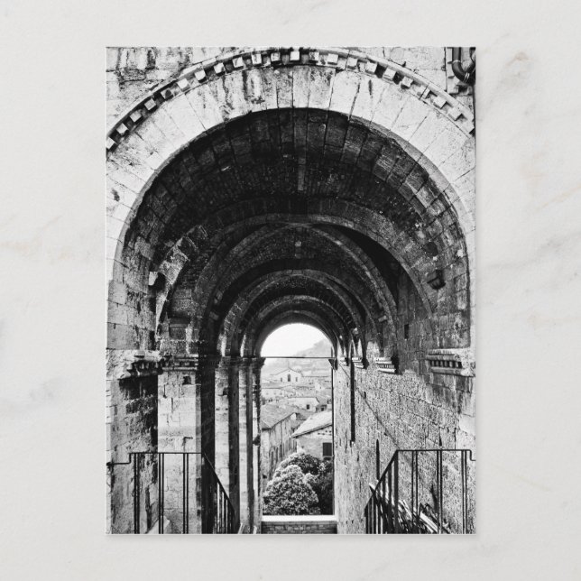 Cartão Postal Gubbio, Itália Palazzo Postcard (Frente)