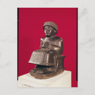 Cartão Postal Gudea, Príncipe de Lagash, dedicado a