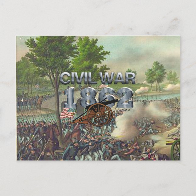 Cartão Postal Guerra Civil ABH 1862 (Frente)