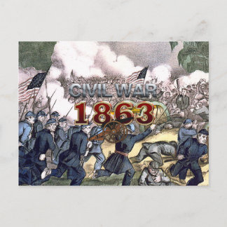 Cartão Postal Guerra Civil ABH 1863