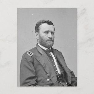 Cartão Postal Guerra Civil dos EUA: General Uysses S Grant