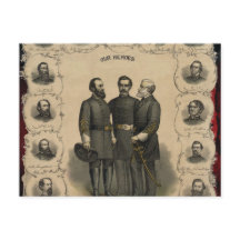 Guerra Civil 🎖️ Heróis ⚔️ Generais do Sul