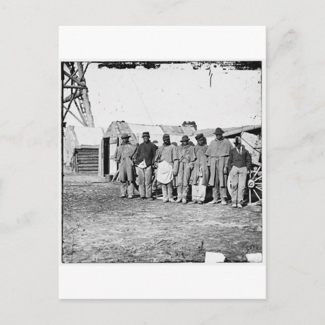 Cartão Postal Guerra Civil, Professores Negros (Frente)