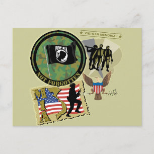 Cartão Postal Guerra do Vietnã