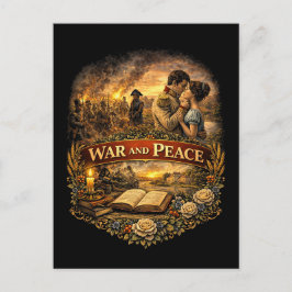 Cartão Postal Guerra e Paz
