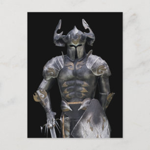 Cartão Postal Guerreiro de fadas