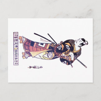 Cartão Postal Guerreiro Japonês