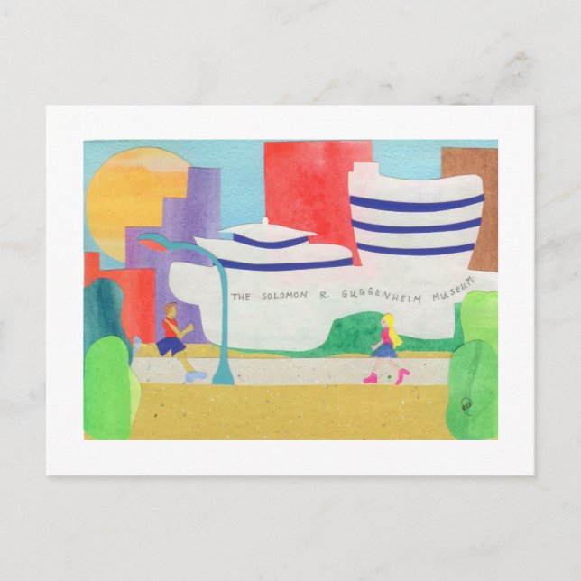 Cartão Postal Guggenheim (Frente)