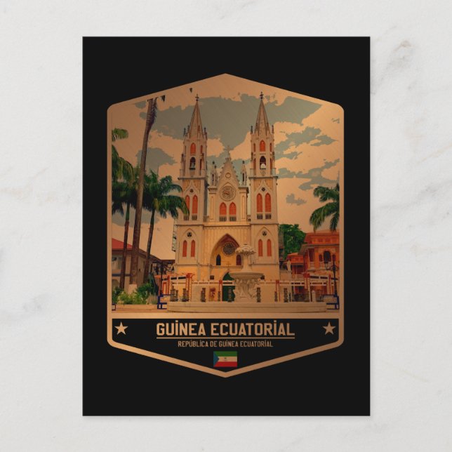 Cartão Postal Guiné Equatorial (Frente)