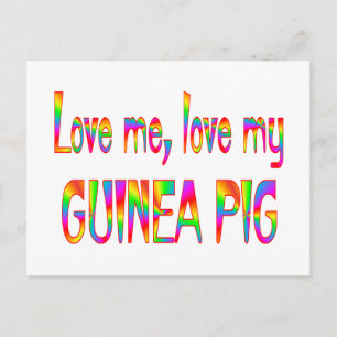 Cartão Postal Guiné Pig Love