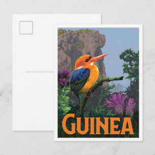 Cartão Postal Guiné Viagens Vintage