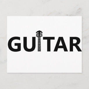 Cartão Postal guitar