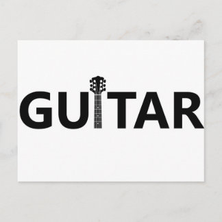 Cartão Postal guitar