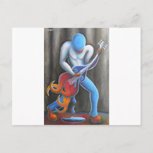 Cartão Postal Guitar Man
