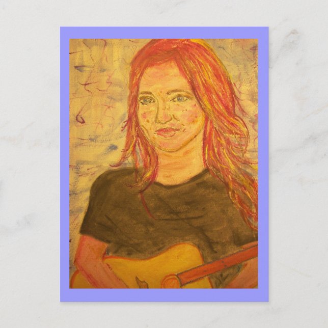 Cartão Postal guitarra (Frente)