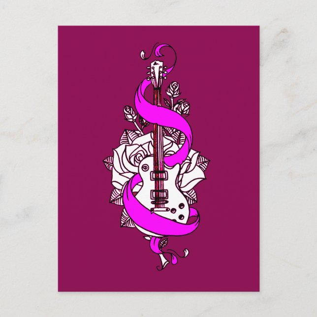 Cartão Postal Guitarra 2 (Frente)