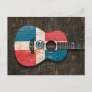 Cartão Postal Guitarra Acústica Sinalizador da República Dominic