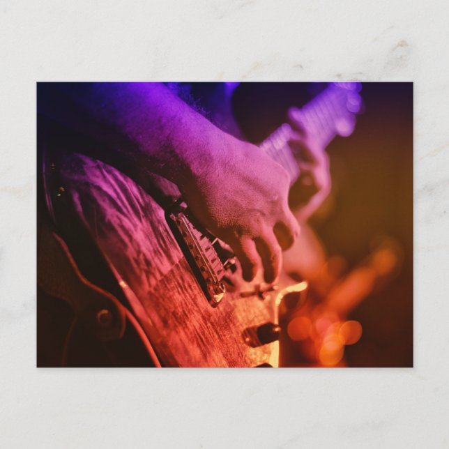 Cartão Postal Guitarra Cool (Frente)