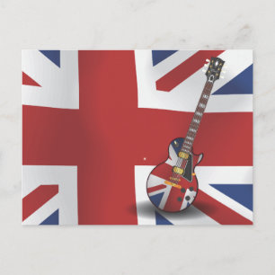 Cartão Postal Guitarra da Invasão Britânica