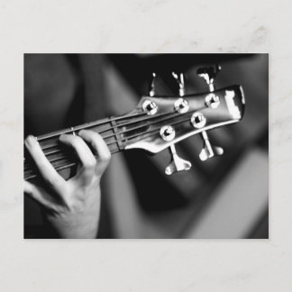 Cartão Postal guitarra de baixo