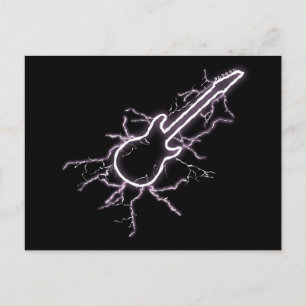 Cartão Postal Guitarra Elétrica