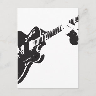 Cartão Postal Guitarra Elétrica