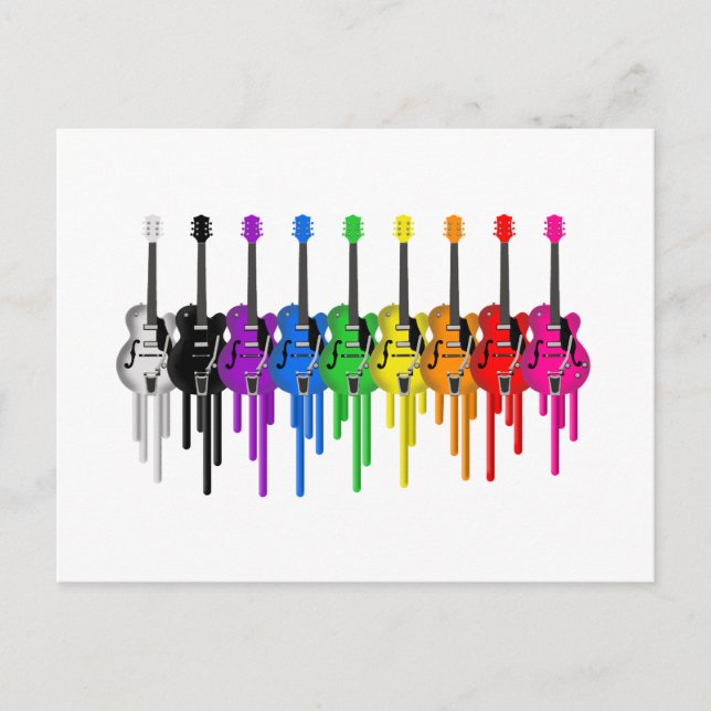 Cartão Postal Guitarras Hemorrágicas (Frente)