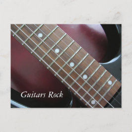 Cartão Postal Guitars Rock - Guitarra Elétrica