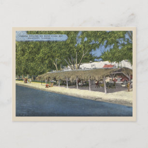 Cartão Postal Gulfport, Florida Historic Cabana em Boca Ciega
