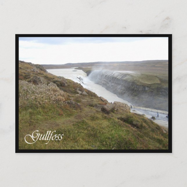 Cartão Postal Gullfoss (Frente)
