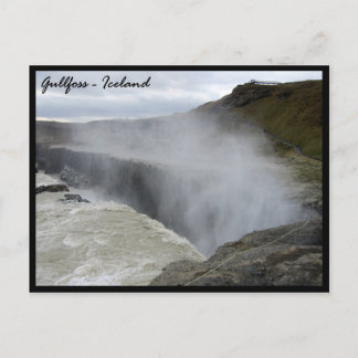 Cartão Postal Gullfoss