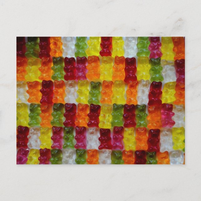 Cartão Postal Gummibärchen (Frente)