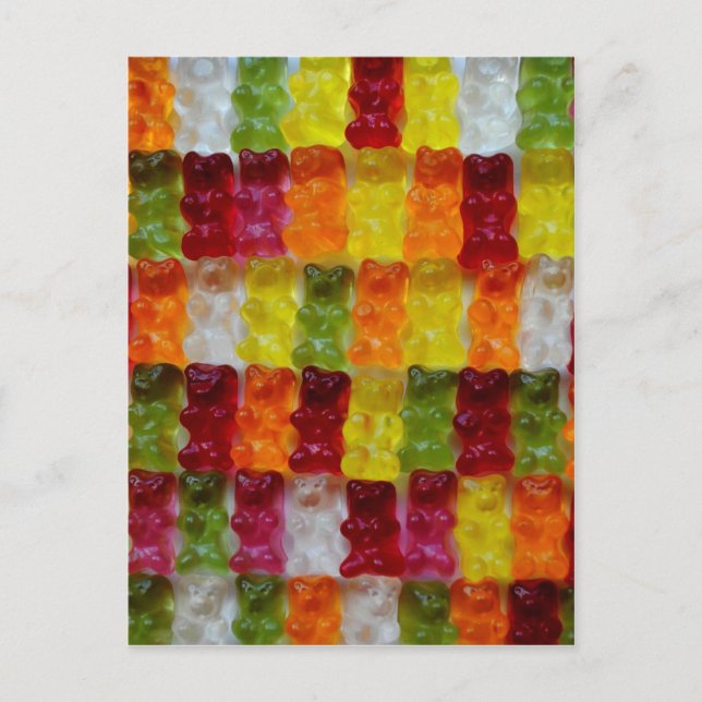 Cartão Postal Gummibärchen (Frente)