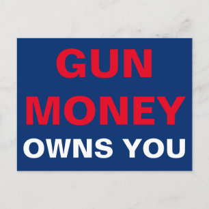 Cartão Postal Gun Money te pertence