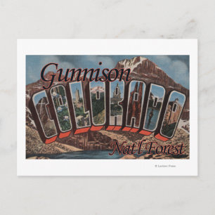 Cartão Postal Gunnison Nat'l Forest, Colorado