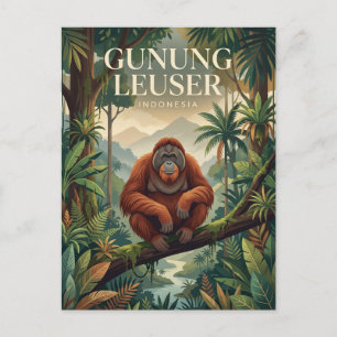 Cartão Postal Gunung Leuser Indonésia
