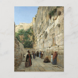 Cartão Postal Gustav Bauernfeind: O Muro Ocidental em Jerusalém