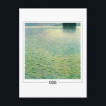 Cartão Postal Gustav Klimt #218 - Cartão-postal de arte<br><div class="desc">Gustav Klimt - Ilha No Attersee 1902. Cartaz de Arte e Assinatura nº 218 da Casa Zedign. Para obter mais imagens e designs do Gustav Klimt - Pinturas e Desenhos,  visite https://books.zedign.com/zas/166.html</div>