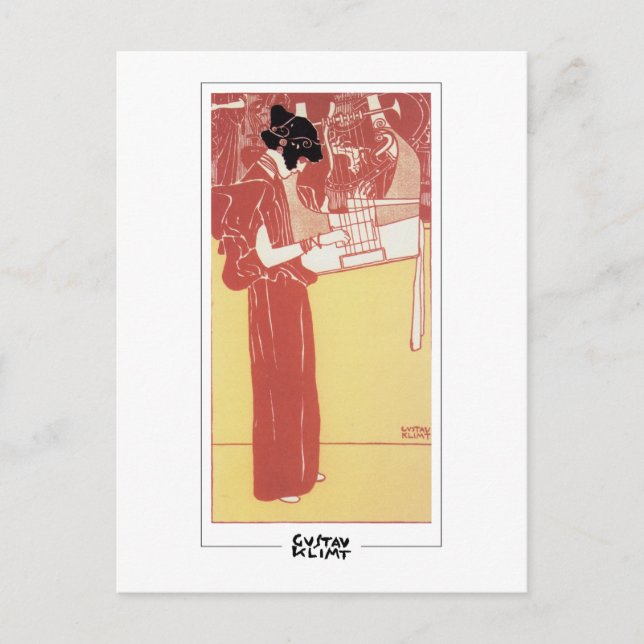 Cartão Postal Gustav Klimt #48 - Cartão-postal de arte (Frente)