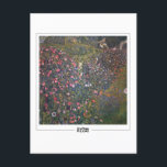 Cartão Postal Gustav Klimt #508 - Cartão-postal de arte<br><div class="desc">Gustav Klimt - Paisagem Horticultural Italiana de 1913. Cartaz de arte e assinatura #508 da Zedign House. Para obter mais imagens e designs do Gustav Klimt - Pinturas e Desenhos, visite https://books.zedign.com/zas/166.html</div>