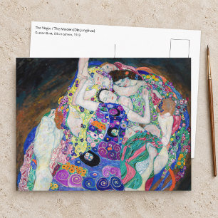 Cartão Postal Gustav Klimt - A Virgem