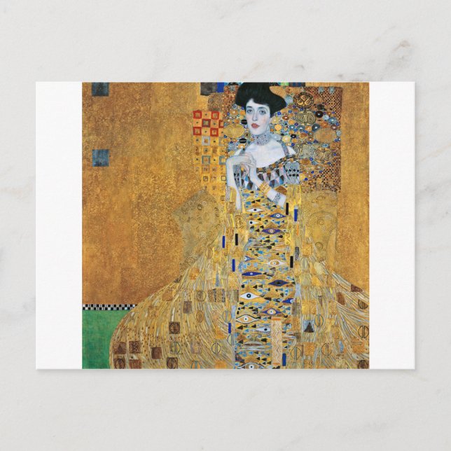 Cartão Postal Gustav Klimt - Adele (Frente)