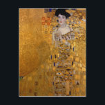 Cartão Postal Gustav Klimt - Adele Bloch-Bauer I.<br><div class="desc">Uma das pinturas mais famosas de Gustav Klimt e sua pintura mais cara. Um retrato de Adele Bloch-Bauer.</div>