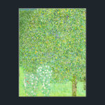 Cartão Postal Gustav Klimt, arbustos rosa debaixo das árvores<br><div class="desc">Gustav Klimt,  arbustos rosa debaixo das árvores</div>