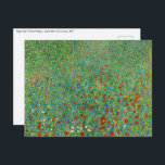 Cartão Postal Gustav Klimt - Campo Poppy<br><div class="desc">Poppy Field / Field of Poppies - Gustav Klimt, Oil on Canvas, 1907</div>