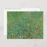 Cartão Postal Gustav Klimt - Campo Poppy<br><div class="desc">Poppy Field / Field of Poppies - Gustav Klimt,  Oil on Canvas,  1907</div>